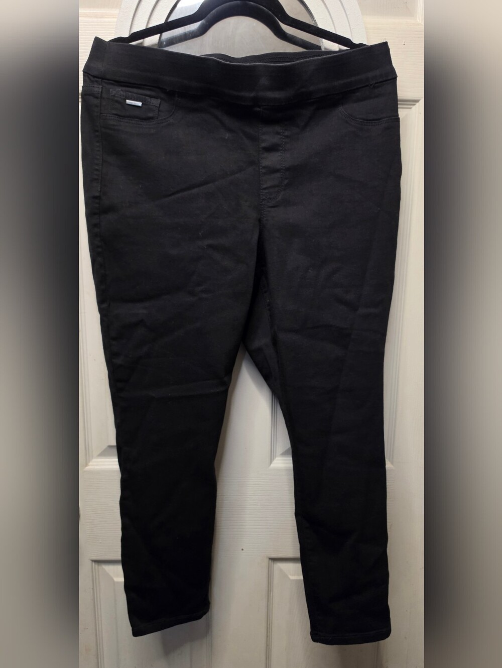 Nine West Black Heidi Skinny Ankle Pants